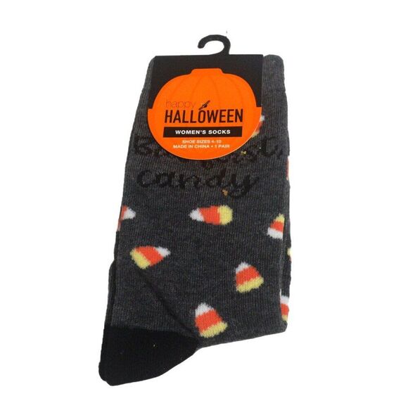 Halloween Bundle Candy Corn Socks Grogu Spatulas Metallic Shreds & String Lights - Picture 2 of 6